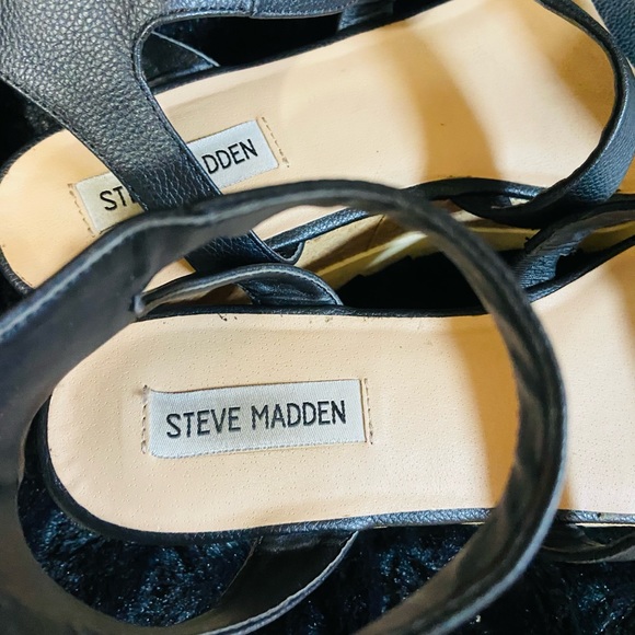 Platform sandals shoes slip fashion heels peep open toe - Picture 3 of 16